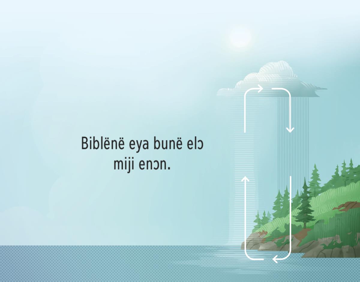 Biblënë eya bunë elɔ miji enɔn. Kë nána bunë eya n’ye mijinë eba epie eshipatanë ghë ekaci loru eyi oforu gbo, alɛ n’ye lorunë ekpa eba ekaci miji enɔn efu eshipata n’yenë lɛ.