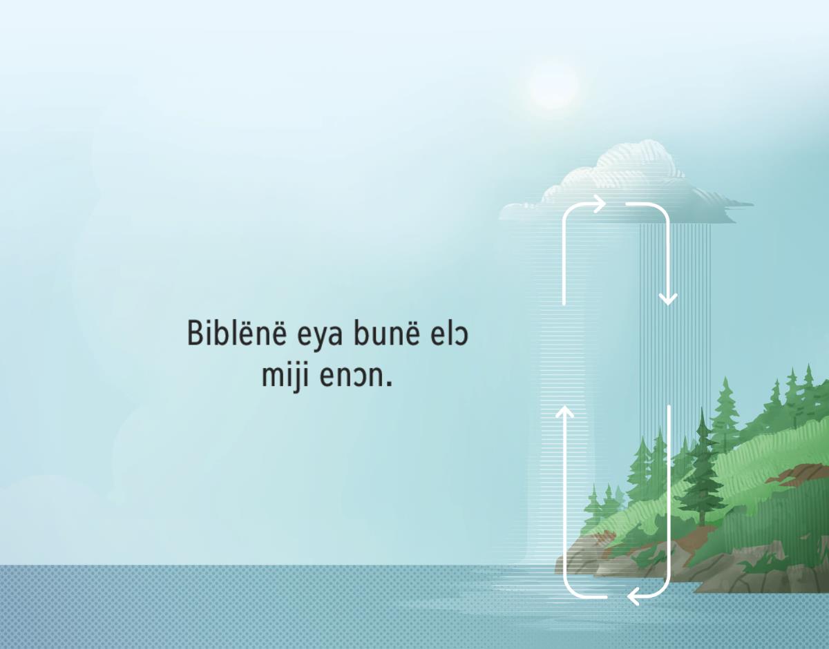 Biblënë eya bunë elɔ miji enɔn. Kë nána bunë eya n’ye mijinë eba epie eshipatanë ghë ekaci loru eyi oforu gbo, alɛ n’ye lorunë ekpa eba ekaci miji enɔn efu eshipata n’yenë lɛ.