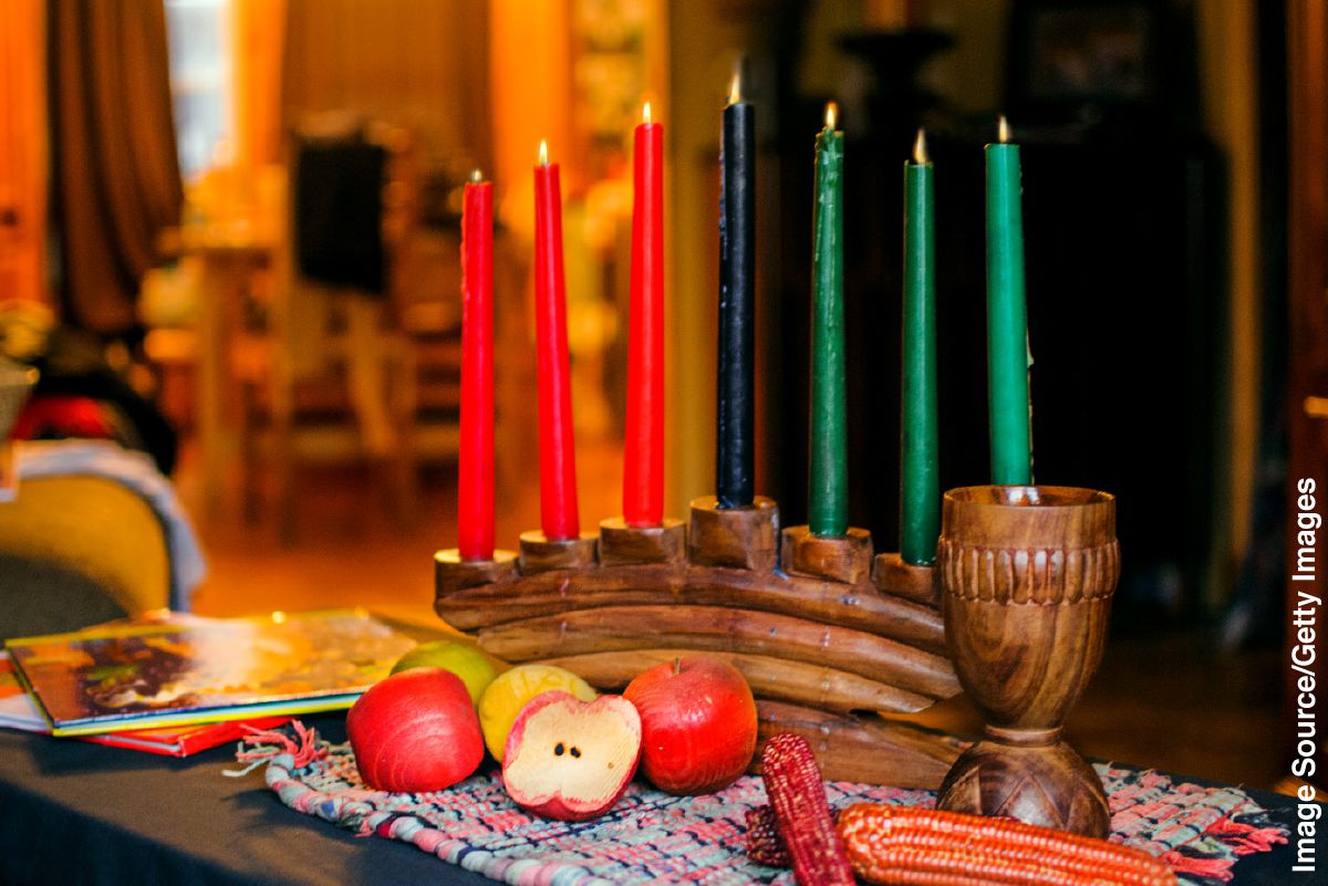 Items used for the celebration of Kwanzaa
