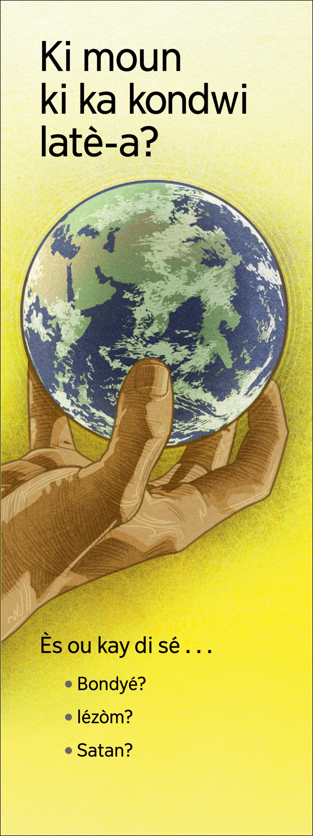 The tract “Who Really Controls the World?”