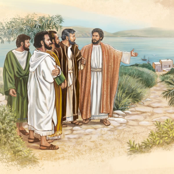 Yesu ngɛ Petro, kɛ Andrea, kɛ Yakobo, kɛ Yohane ma ko tsɔɔe benɛ e kɛ mɛ ngɛ ní sɛɛe ɔ