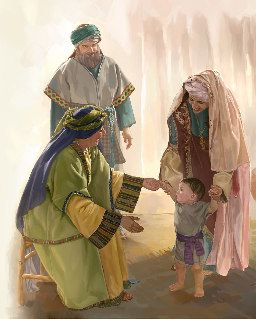 Naomi kɛ Boaz, Rut, kɛ Obɛd