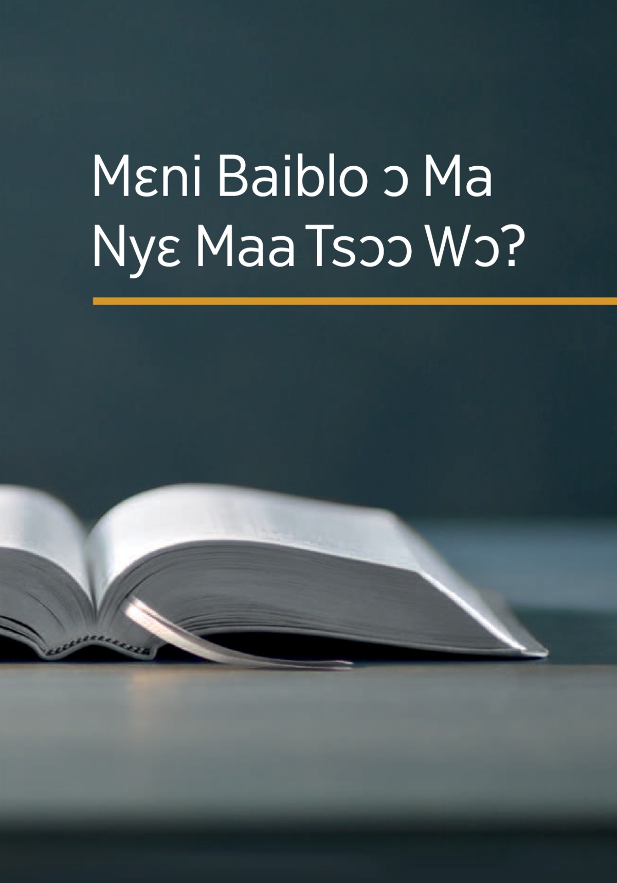 ‘Mɛni Baiblo ɔ Ma Nyɛ Maa Tsɔɔ Wɔ?’ womi ɔ