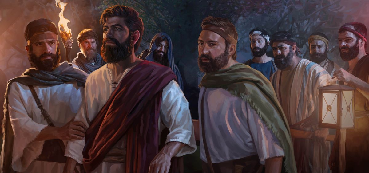 Buli komɛ nɛ a nu Yesu nɛ a kɛ lɛ yaa Getsemane abɔɔ mi.