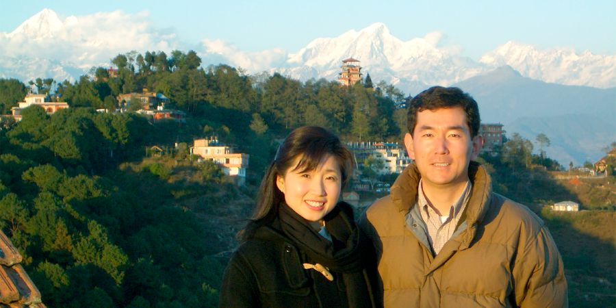 Michiyo kɛ Atsushi Kumagai ngɛ Nepal