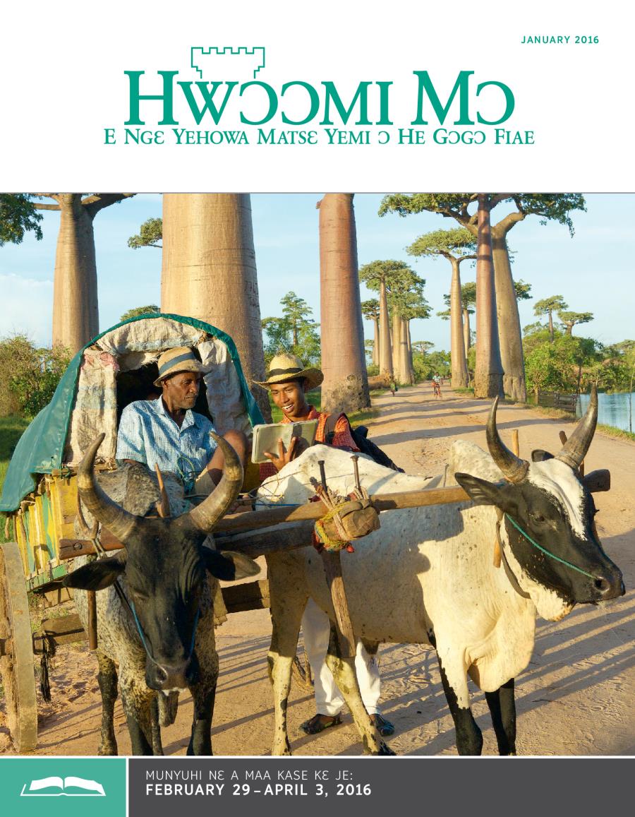 Hwɔɔmi Mɔ Nɔ́ Nɛ A Maa Kase ɔ Hɛ Mi, January 2016