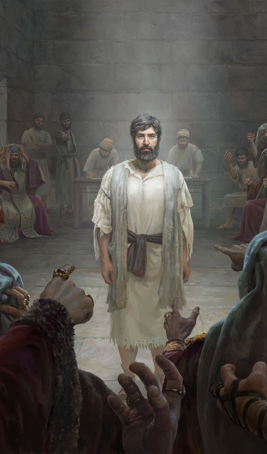 Steven pee kpoo ngɛ Sanhedrin bi ɔmɛ a hɛ mi