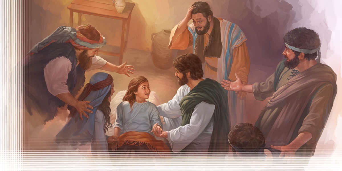 Jesús resucita a la hija de Jairo