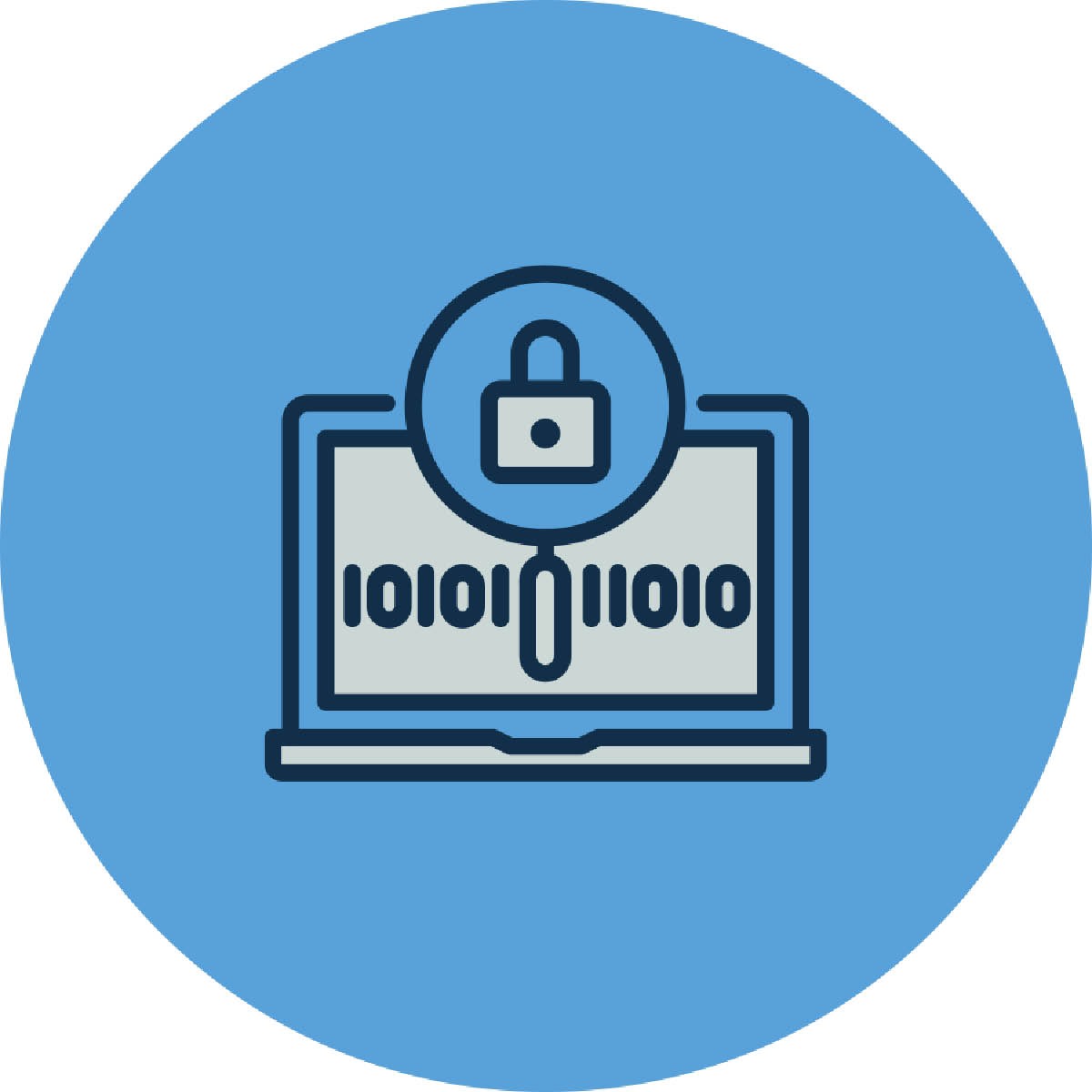 Una computadora bloqueada