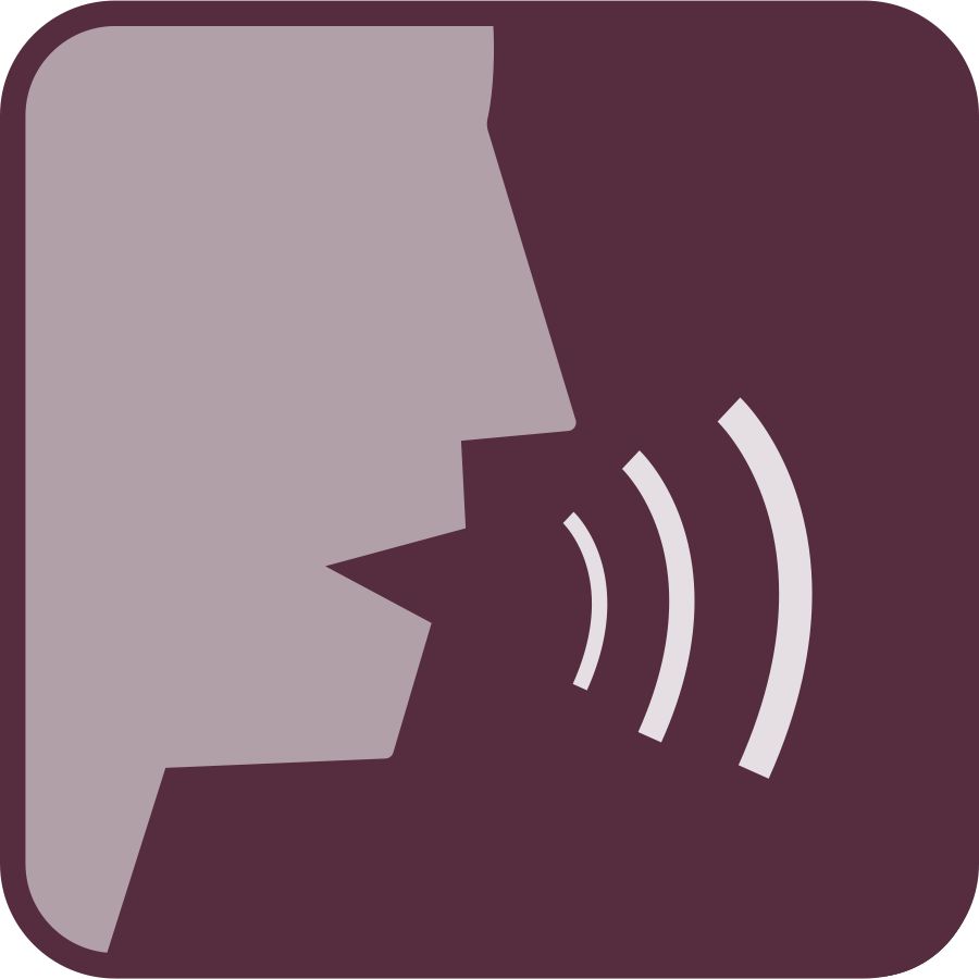 Una persona hablando