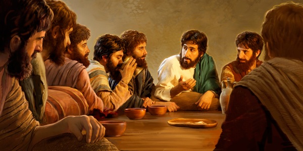 Jesús instituyendo la Cena del Señor