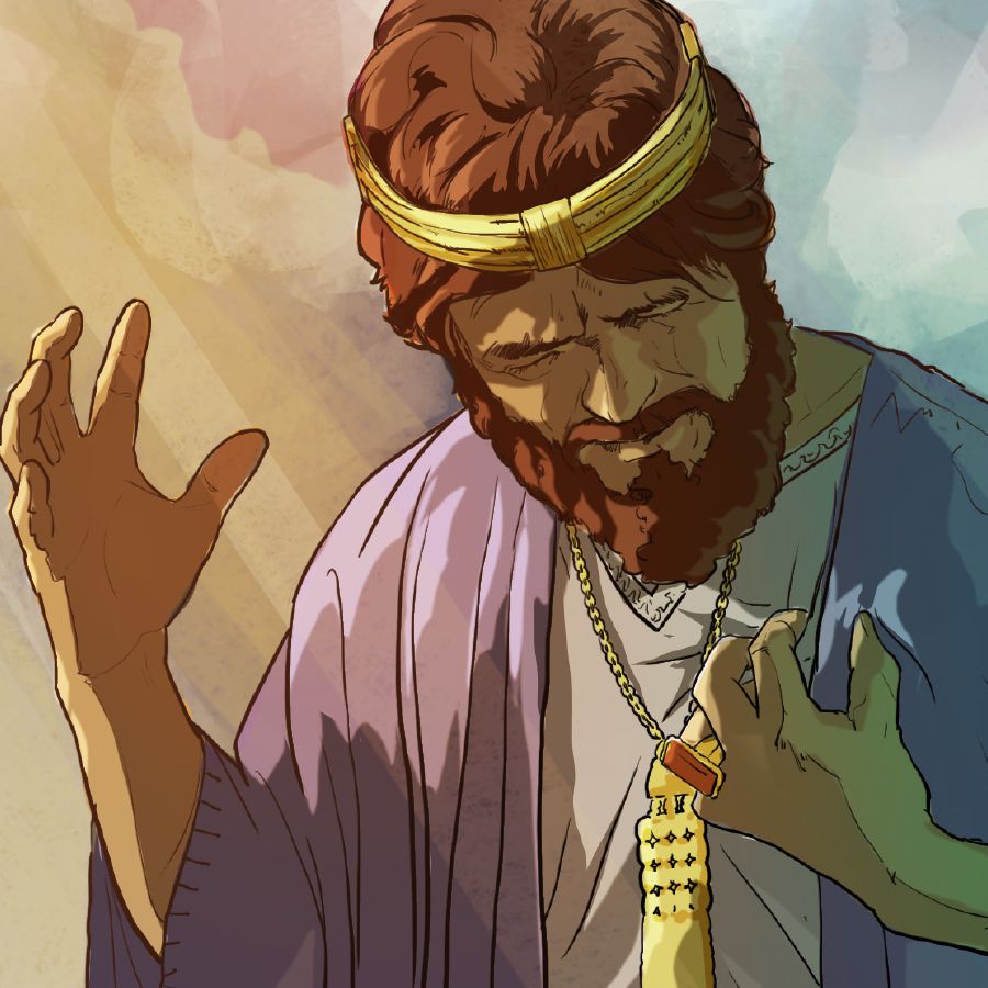 Koning Dawid word deur emosie oorweldig toe God hom vir egbreuk en moord vergewe