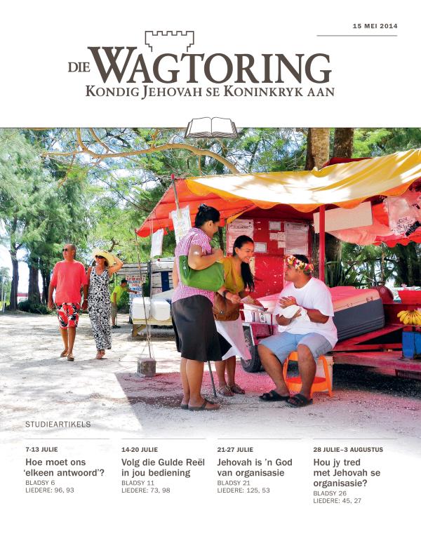 Voorblad van Die Wagtoring​—⁠Studie-uitgawe, 15 Mei 2014