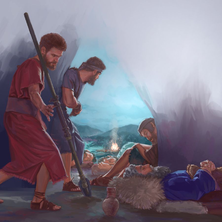 David tsɔ Saul ƒe akplɔ esime Saul dɔ alɔ̃