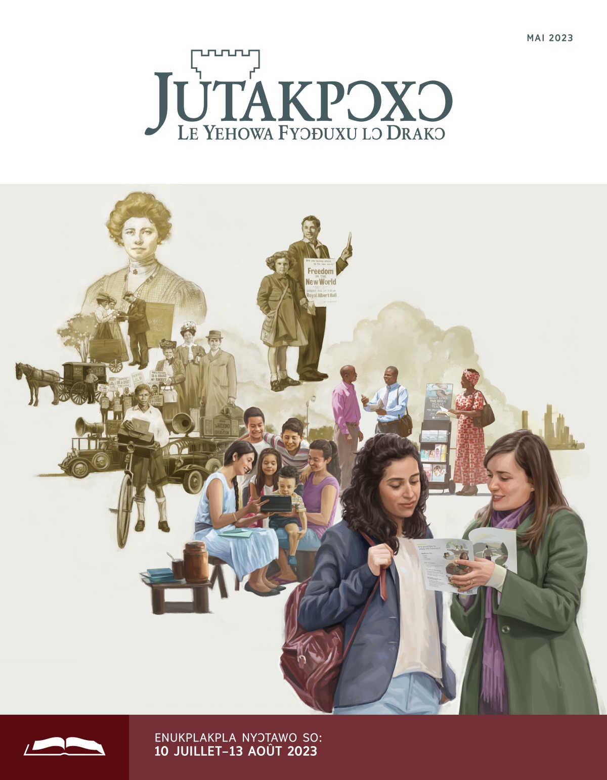 Jutakpɔxɔ Enukplakplatɔ, mai 2023.