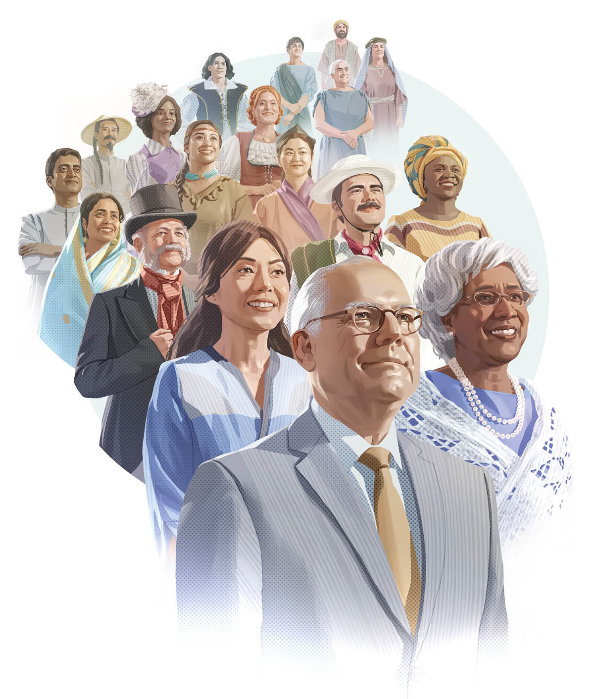 Mga ginpili nga mga eaki ag bayi halin sa iba-ibang panahon ag ginhalinan.