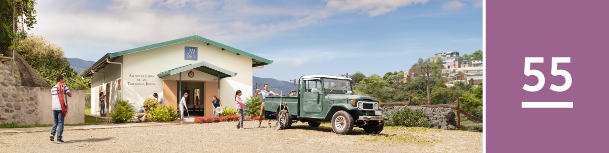 Leksyon 55. Nagabulig ro mga igmanghod sa pagmentinar sa guwa it andang Kingdom Hall.