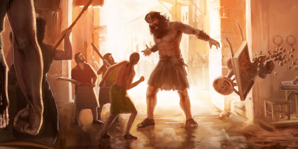 አንድ ኔፍሊም የዓመፅ ድርጊት ሲፈጽም