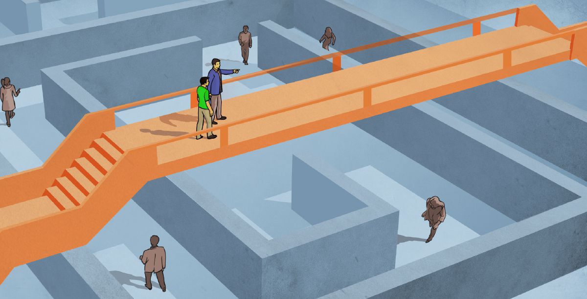 አንድ ወጣት ጥሩ አርዓያ የሚሆነውን ሰው ሲከተል