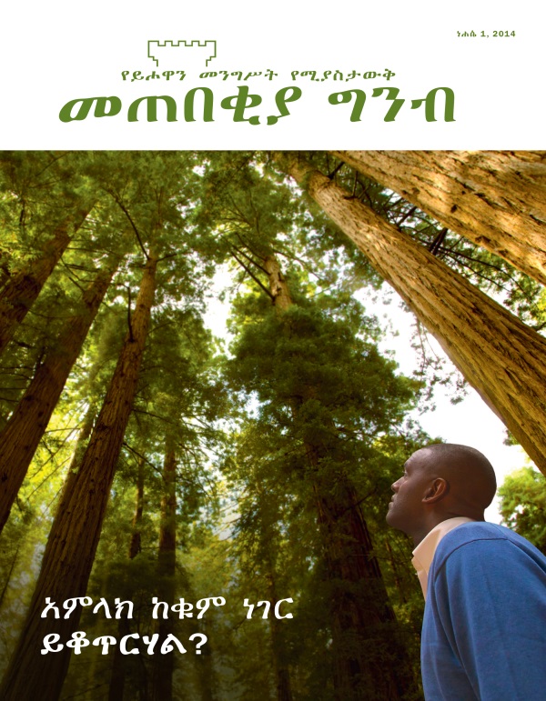 የመጠበቂያ ግንብ መጽሔት ሽፋን፣ ነሐሴ 2014 | አምላክ ከቁም ነገር ይቆጥርሃል?