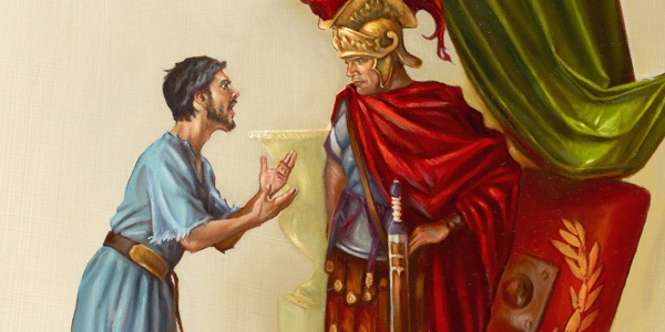 የጳውሎስ እህት ልጅ ከጦር አዛዡ ጋር ሲነጋገር