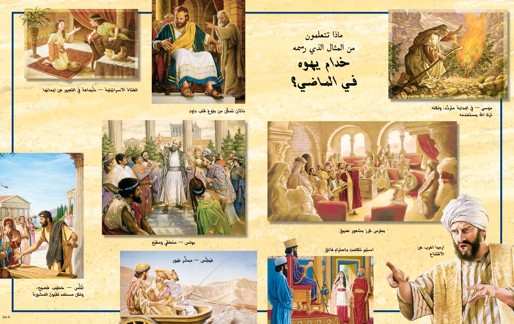 الصور في بطانة الكتاب الامامية