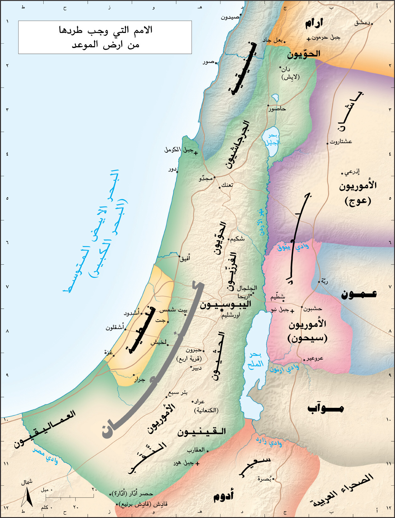 الامم التي وجب طردها