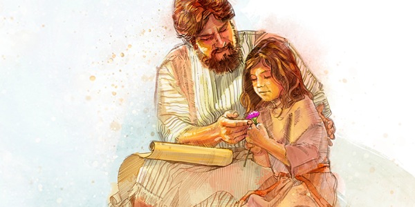 যিতহই নিজৰ জীয়েকক যিহোৱা ঈশ্বৰৰ বিষয়ে শিক্ষা দিবলৈ বহুত সময় দিছিল।