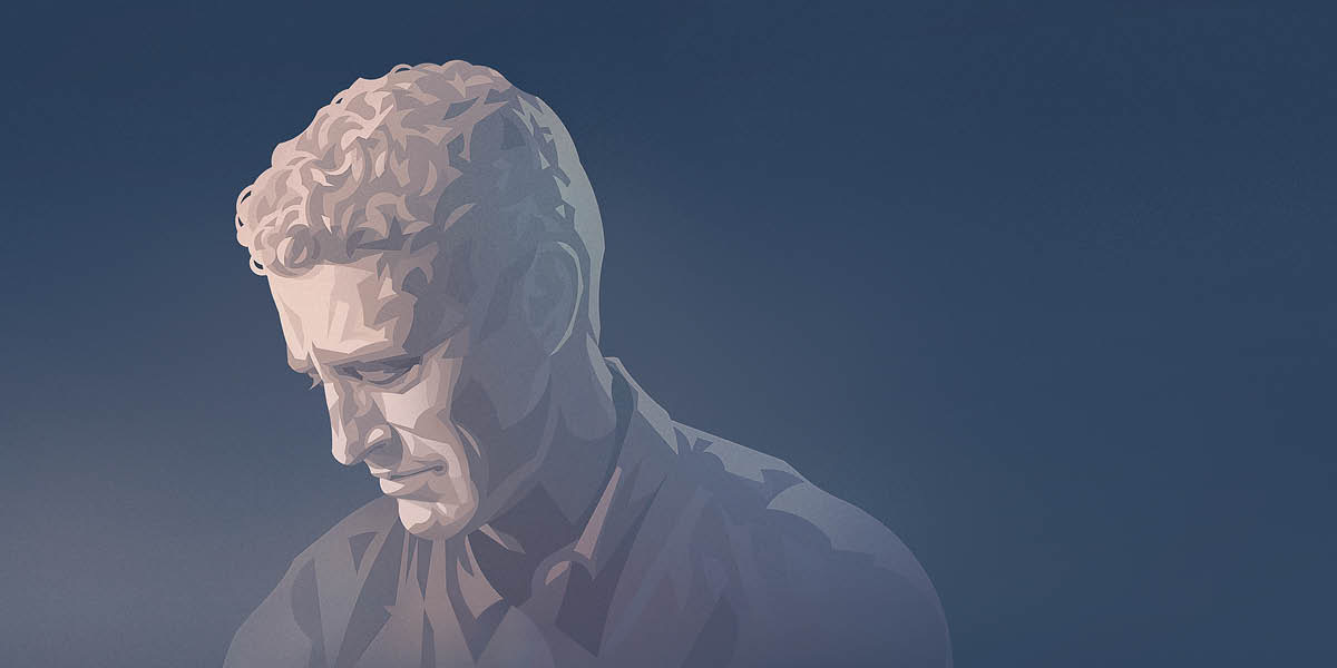 A man with suicidal thoughts