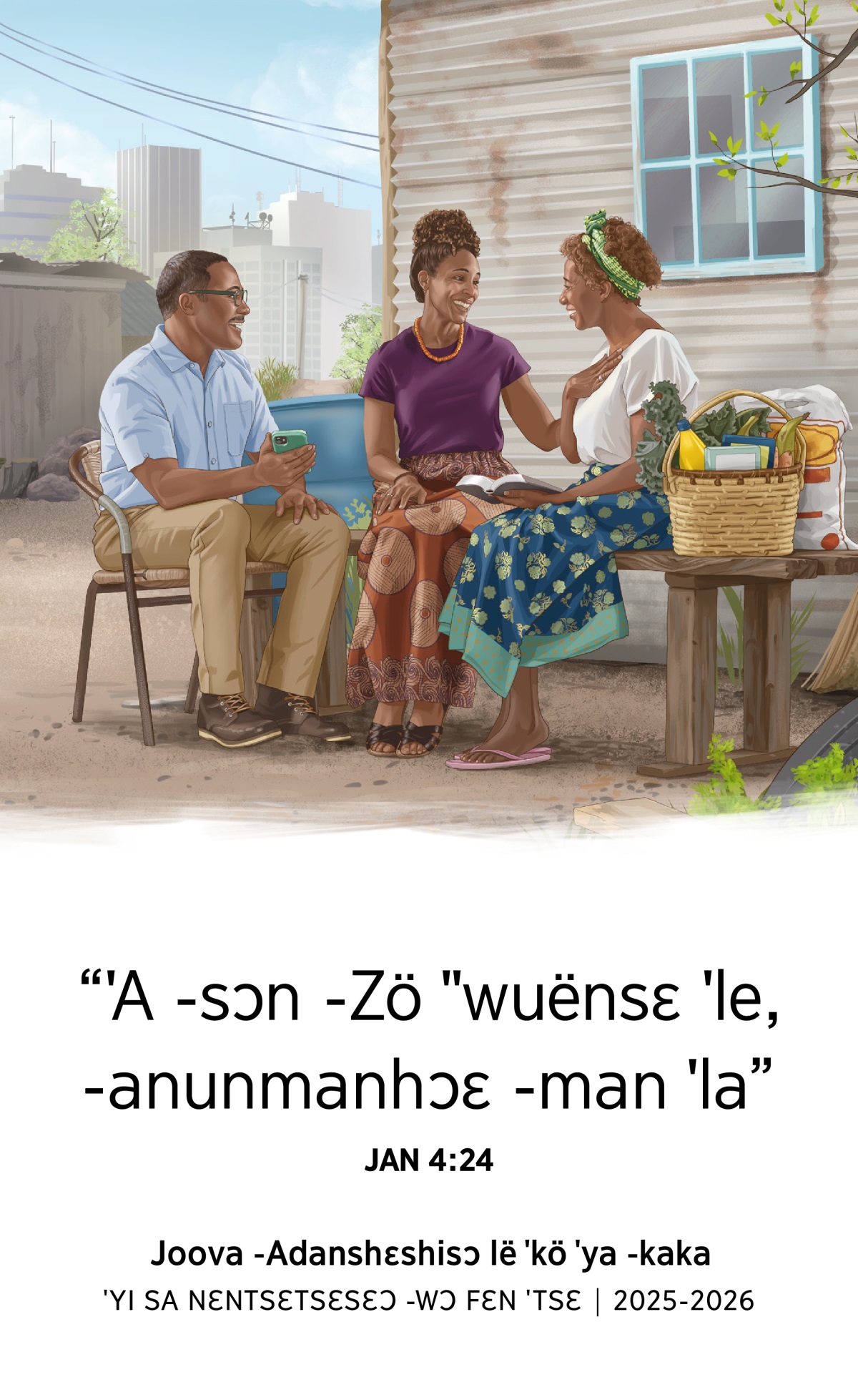 Nɛnshi ˈkö -o hɔn ˈo -bo ˈˈtshɔ ˈkö nɛn -kɔɛ -kpe ˈkö fɛn. Nɛnsɛn ˈkö ˈle, ˈo shi -man -ba nɔn Biblëɛ ˈla bɛn kɛ sɛnhën dzhi ko, nanmɛ -ba -nɔn -kashi ˈle,-kɛ fë ˈama -ze -pie kɛ.