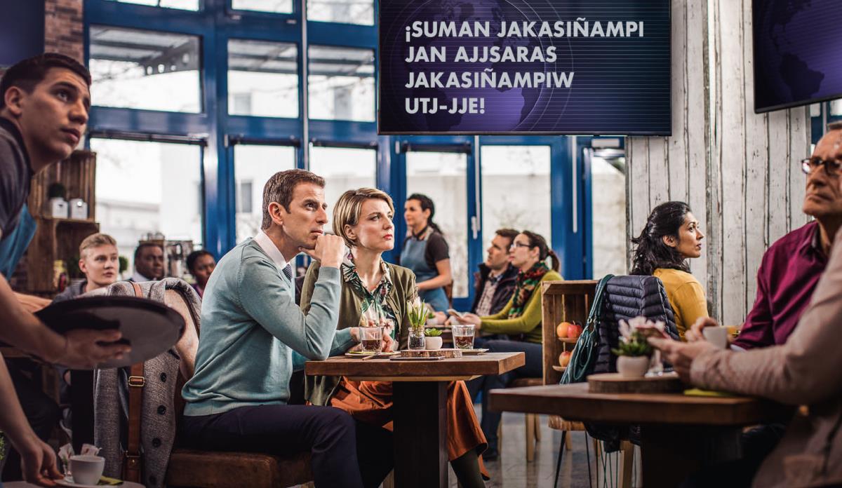 Juntʼüm aljapki uka cheqankir jaqenakajja, televisionan “suman jakasiñampi jan ajjsaras jakasiñampiw utj-jje” sasin yatiyaski uk uñtasaw musparasipki. Uka yatiyäwejj janiw Jehová Diosar servir mä chacha warmir engañjkiti