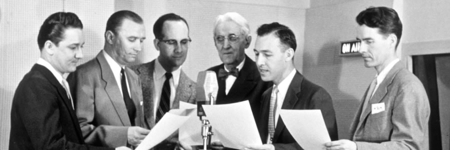 Məsihçi qardaşlar WBBR radiostansiyasında veriliş aparırlar