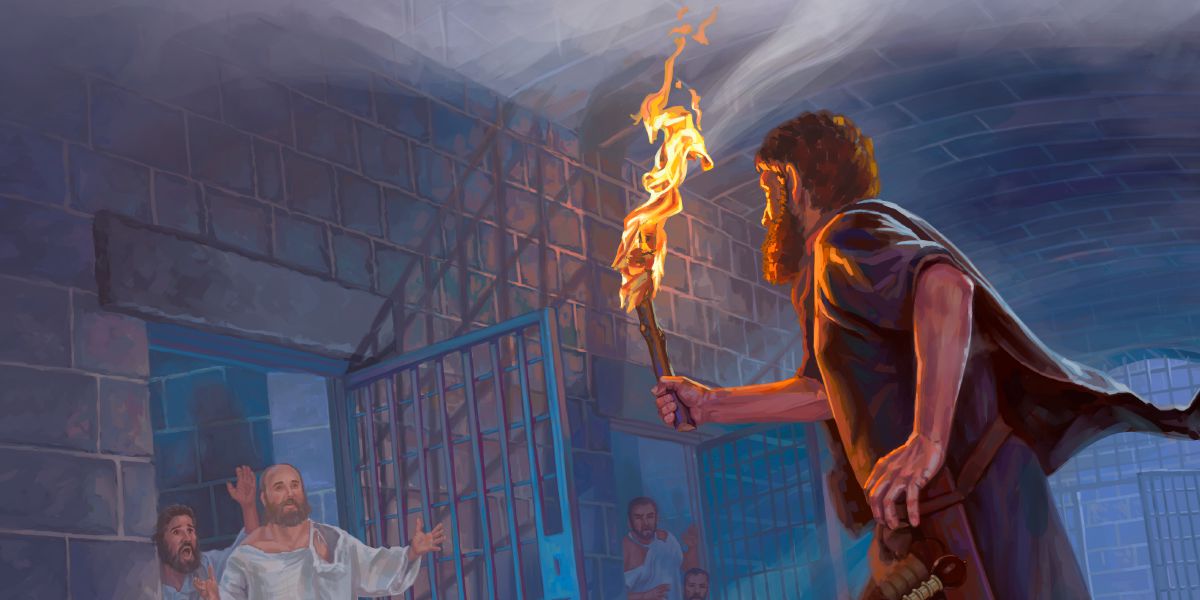 Filippidə zindanın qapıları açılır, amma zindan gözətçisi gəlib görür ki, dustaqlar qaçmayıblar