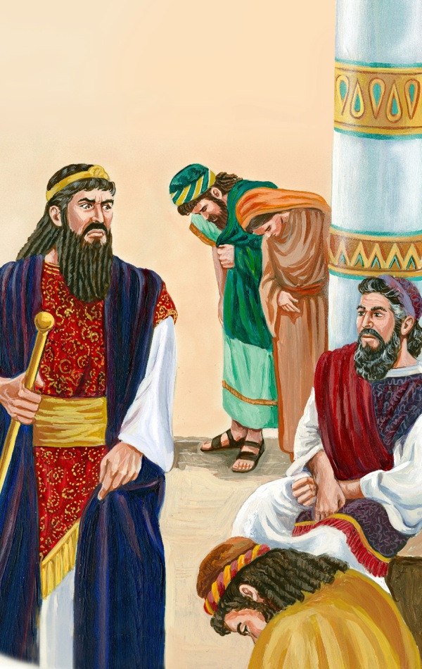 Haman Mordokaya ona təzim etmədiyinə görə qəzəblənir