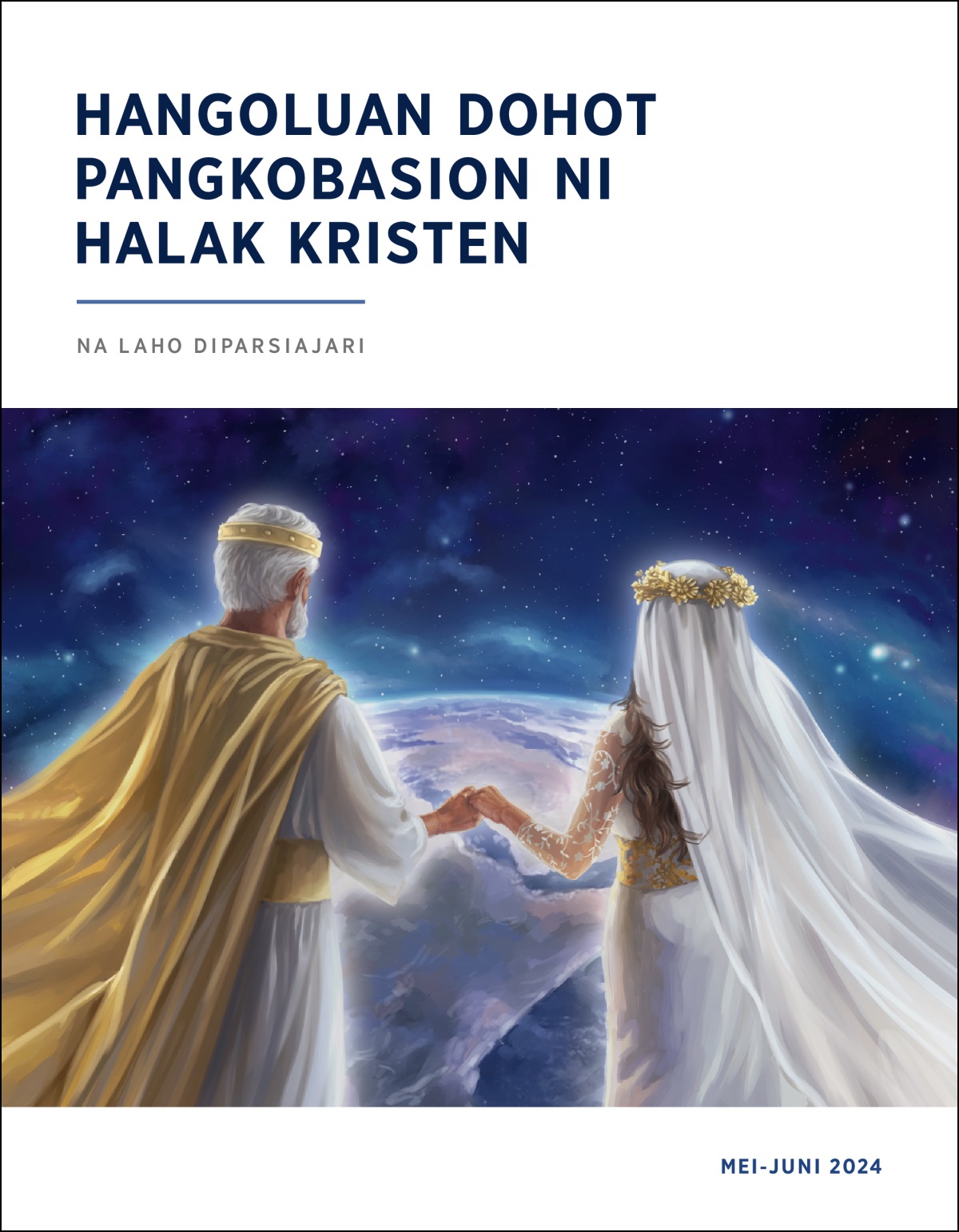 Jesus rap dohot pengantinna na 144.000 halak i marsitiopan tangan jala mangida tano on sian surgo.
