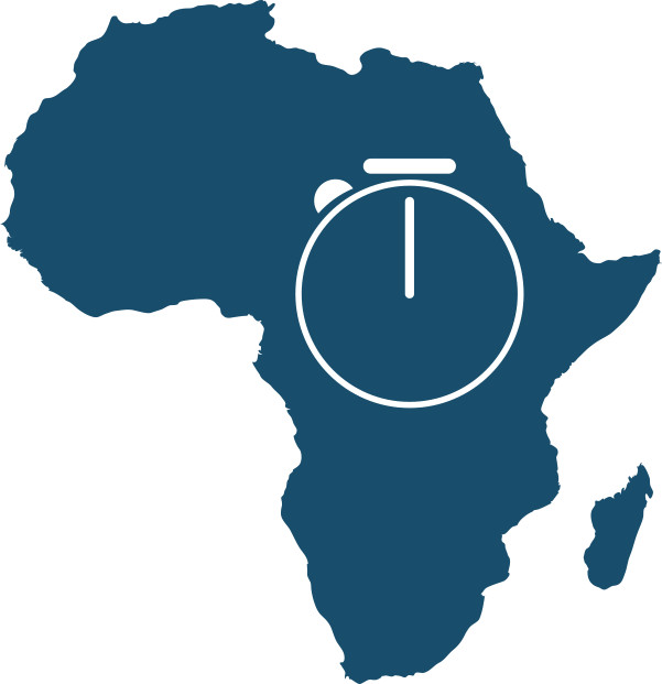 Inkoloko iyo babikile pali mapu ya Africa