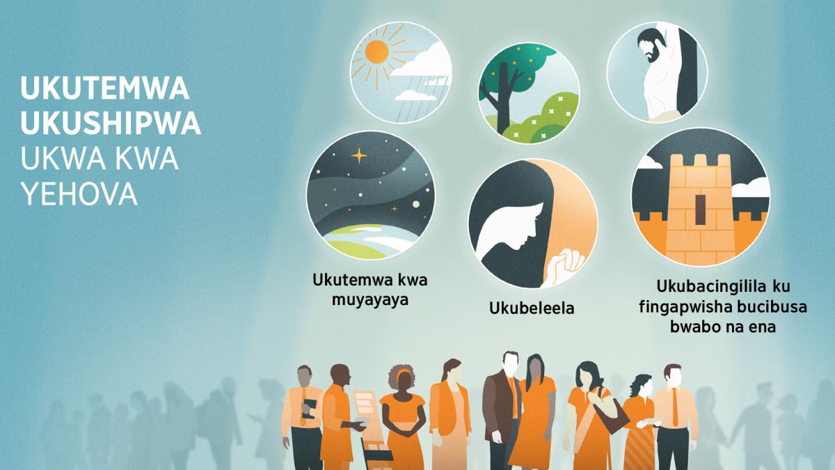 Ababomfi ba kwa Yehova bali ne langi lyapusanako pa bantu abengi. Ifikope: Ifyo Yehova alanga ukutemwa ukushipwa. 1. Ukutemwa kwa muyayaya, e pali intanda ishishingulwike isonde. 2. Ukweleela, e pali nkashi uulepepa. 3. Ukucingilila ku fingapwisha bucibusa bwesu na Lesa, e pali umusumba uwacingililwa ne linga. Ku numa kuli ifyo Yehova alanga ukutemwa ku bantu bonse. 4. Akasuba ne mfula. 5. Amaluba, ifimenwa, ne fimuti. 6. Icilubula.