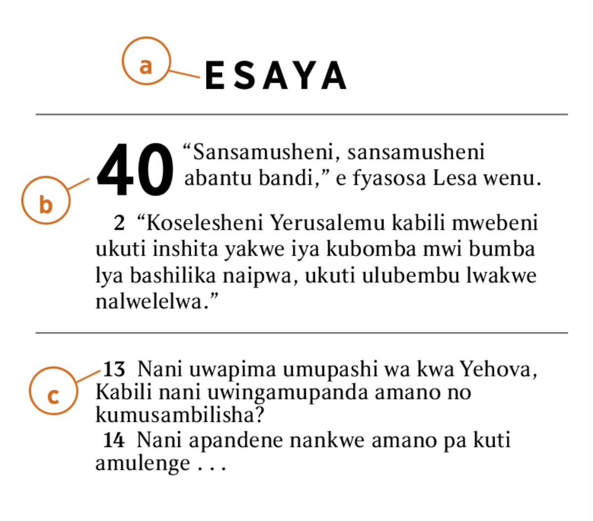 Ili ilembo lya mu Baibolo lyalatwafwa ukwishiba ifya kusanga, a) ibuuku lya mu Baibolo, b) icipandwa, na c) icikomo