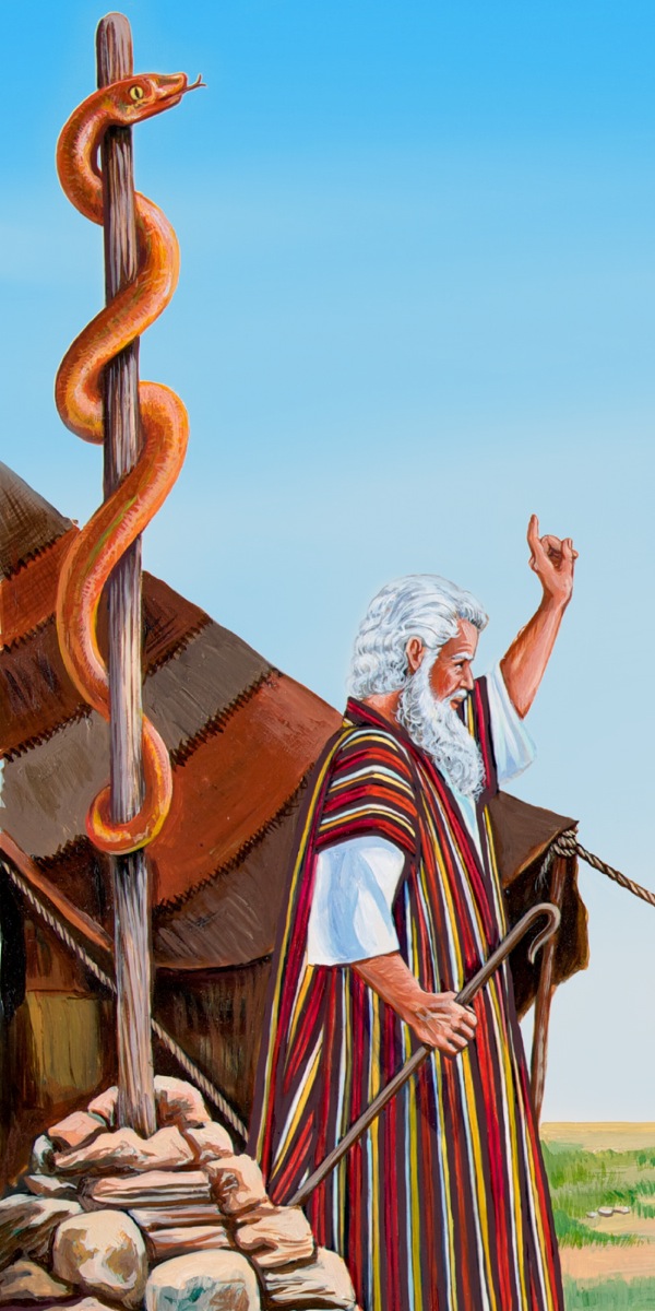 Moses and the copper serpent