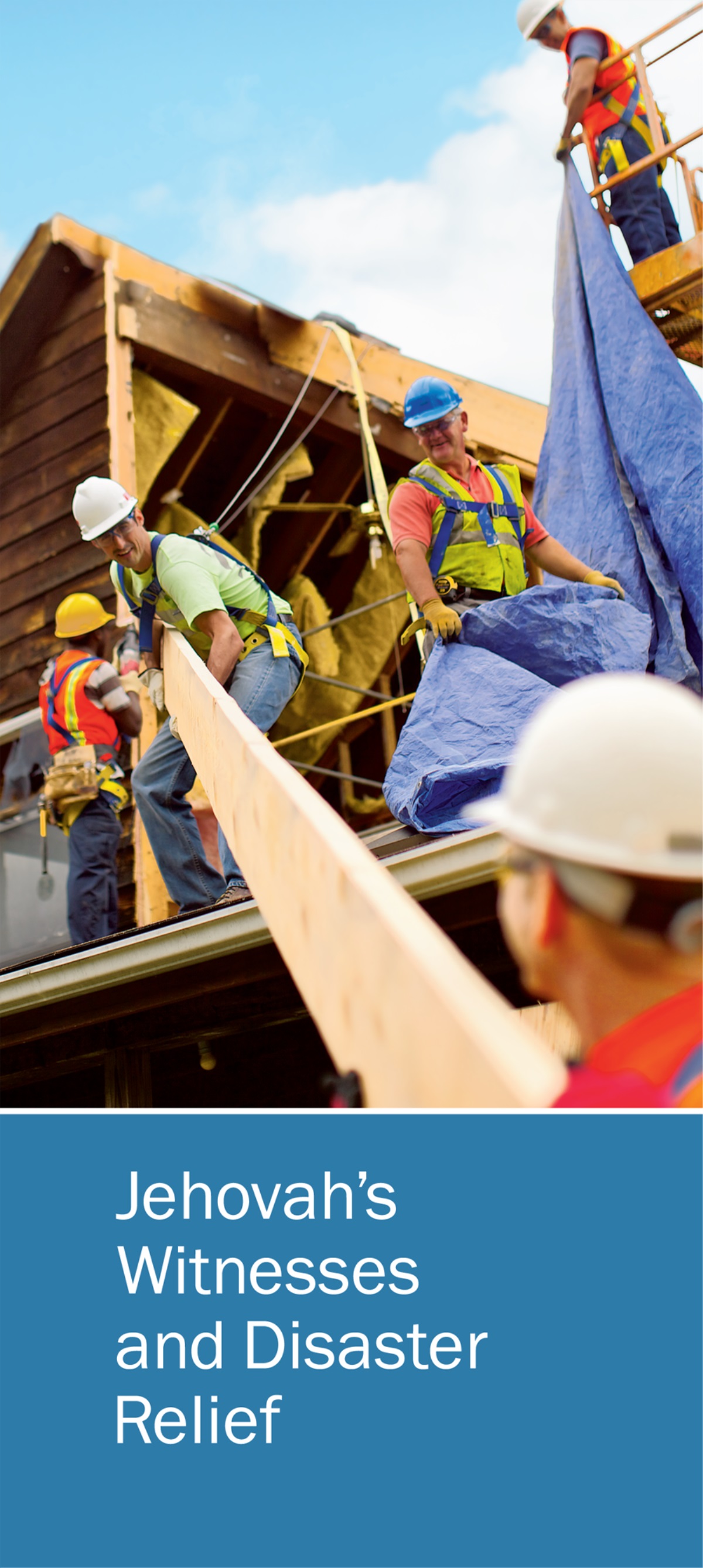 Cover of the brochure Jehovah’s Witnesses and Disaster Relief