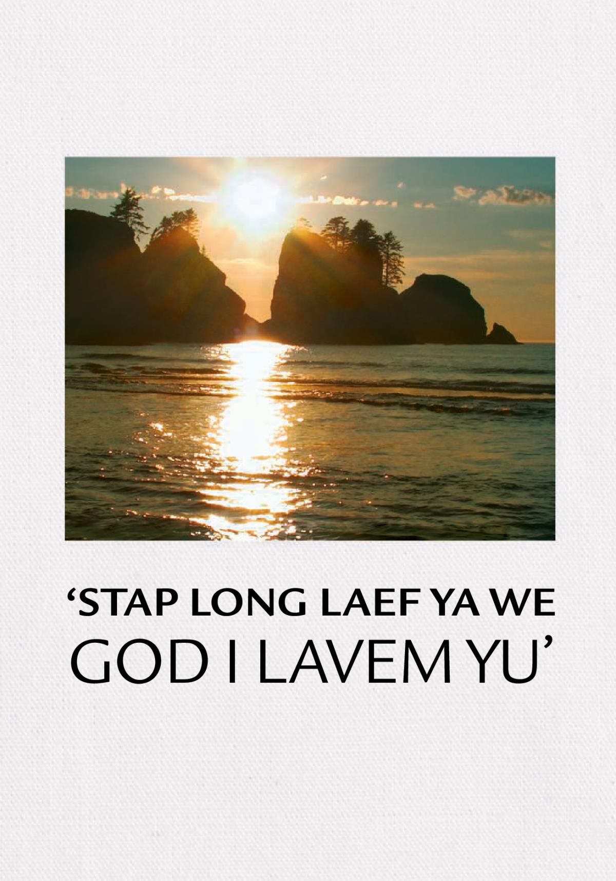 Stap Oltaem Long Laef We God i Lavem