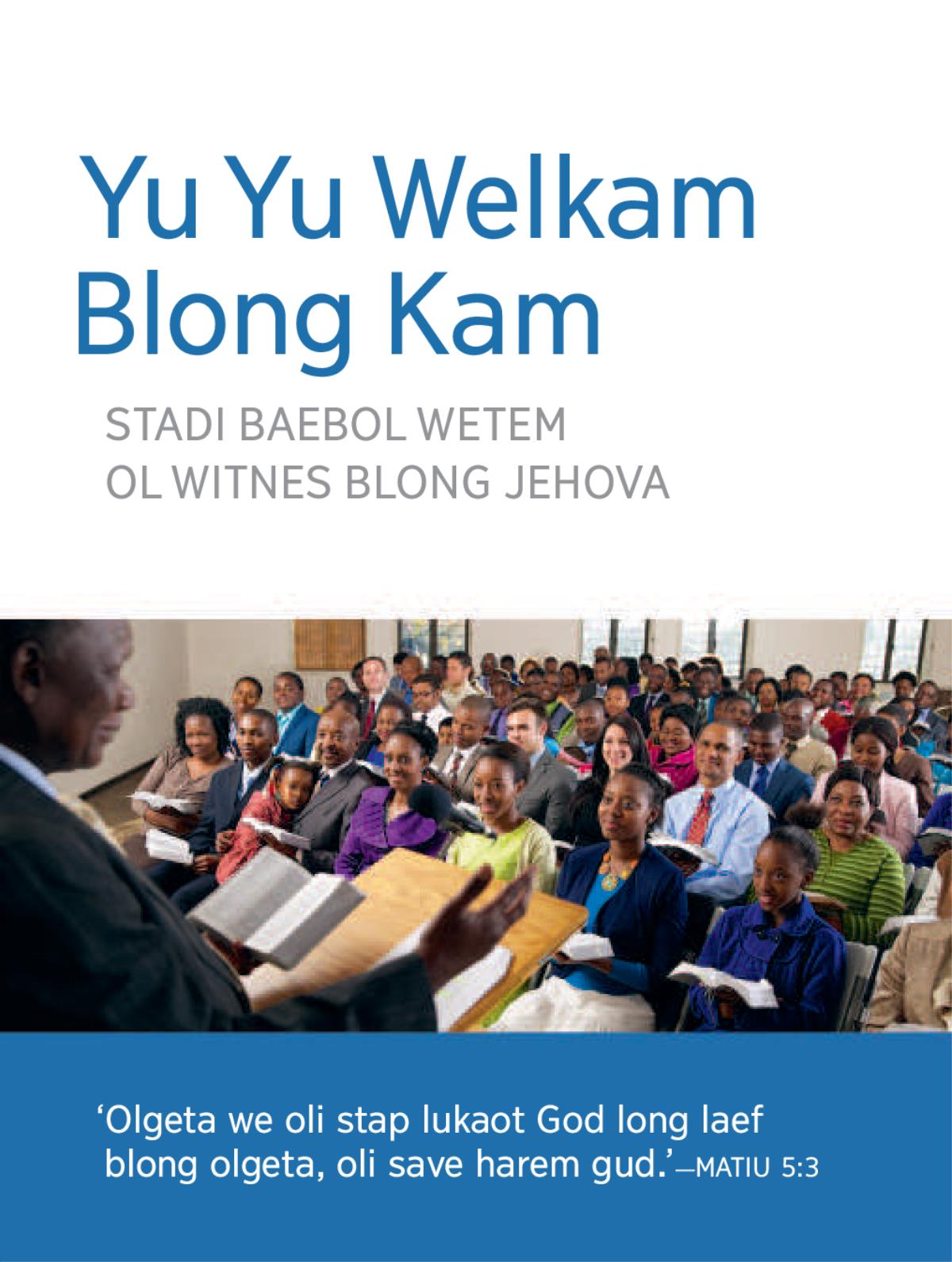 Invetesen Blong Kam Long Miting