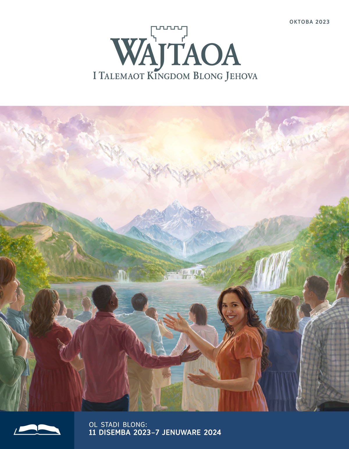 Ol enjel long heven mo ol man we oli stap long paradaes long wol ya oli glad blong presem Jehova.