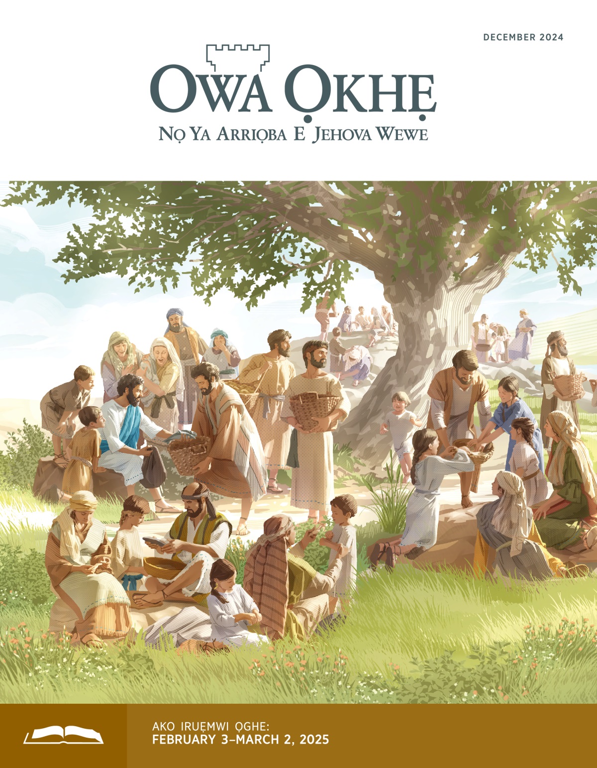 Jesu gha viọ ebrẹd ne avbe erhuanegbe ẹre. Avbe erhuanegbe ẹre gha ghae ẹre ne ọkhọngborrie emwa ni gbẹbu, ke ikpia, ke ikhuo kevbe ibiẹka.