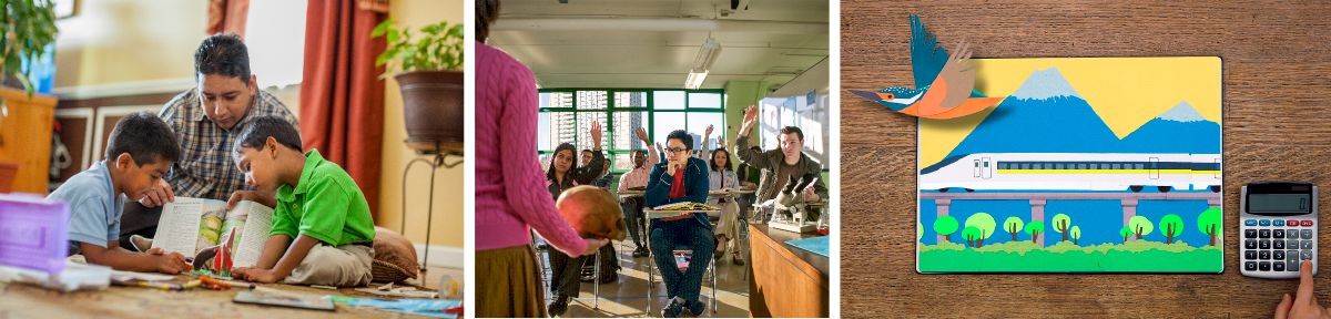 Wahn pa di teech ih pikni dehn bowt kriyayshan; dehn di teech evolooshan da skool; Weh Ada Yong Peepl di Seh Bowt Bileef Eena Gaad