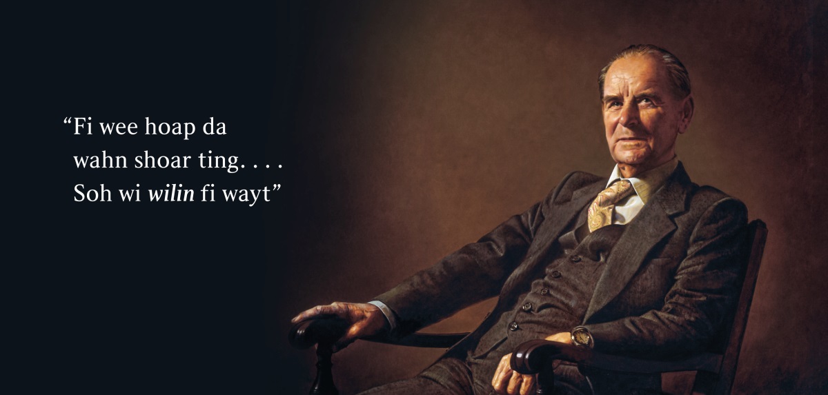 Brada Frederick Franz di sidong eena wahn chyaa ahn saida ahn ga dis koatayshan weh seh: “Fi wee hoap da wahn shoar ting. . . . Soh wi wilin fi wayt.”