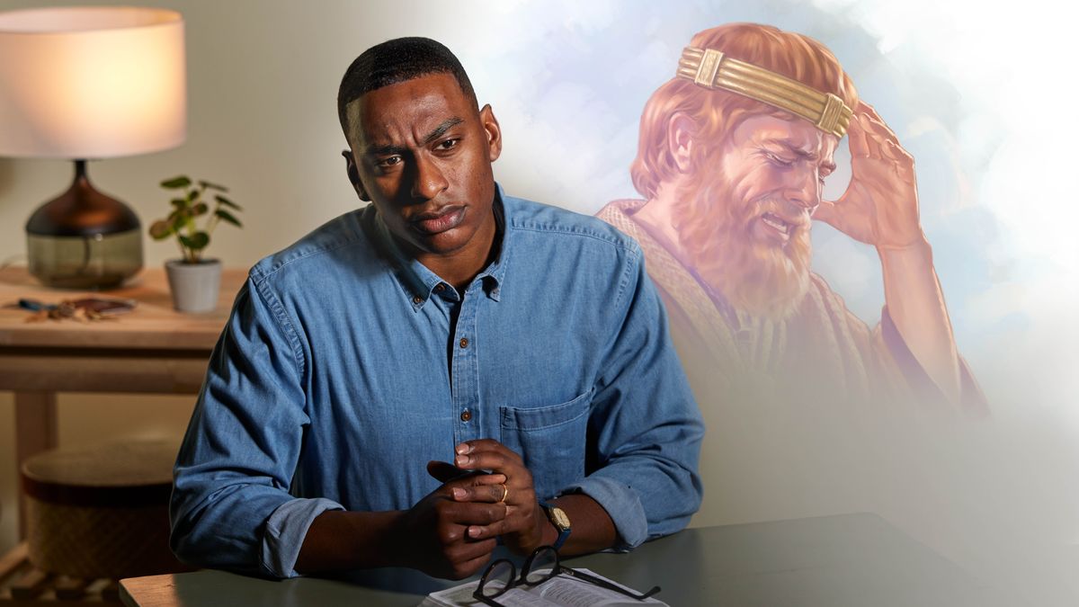 Wahn brada weh sad di hoal ih wedn ring wail ih di meditayt pahn aal weh King Dayvid gaahn chroo.