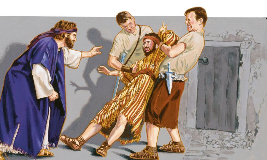 Um escravo manda jogar o outro escravo na cadeia