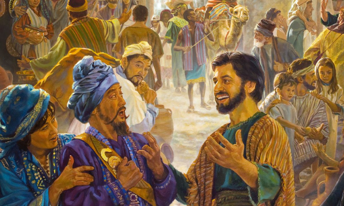 No Pentecostes, um cristão ungido servindo como profeta ao pregar as “boas novas” a pessoas de vários lugares