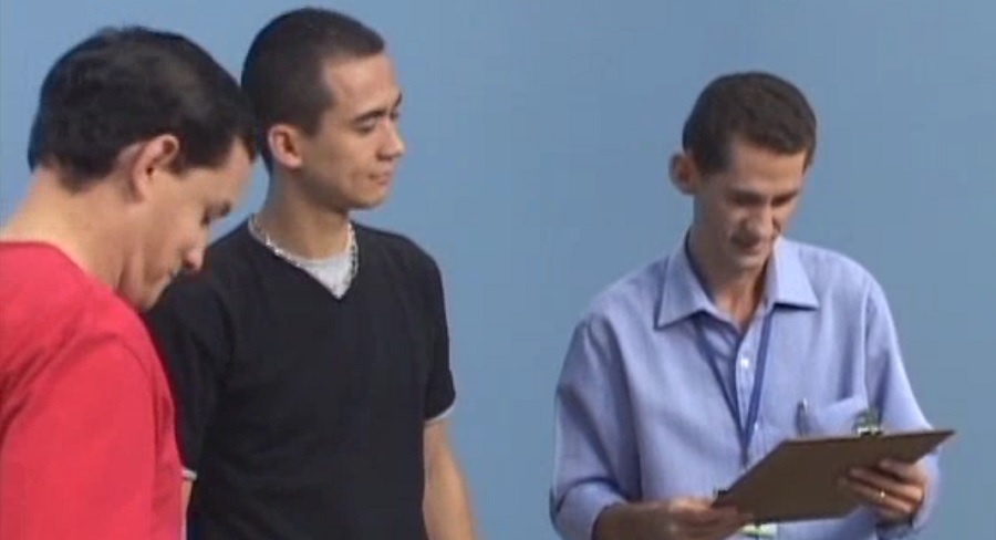 David e Allan trabalham juntos